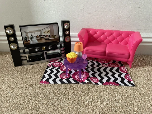 Barbie living room furniture set cheap