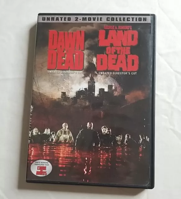 Dawn of the Dead/Land of the Dead (DVD, 2007, 2-Disc Set)