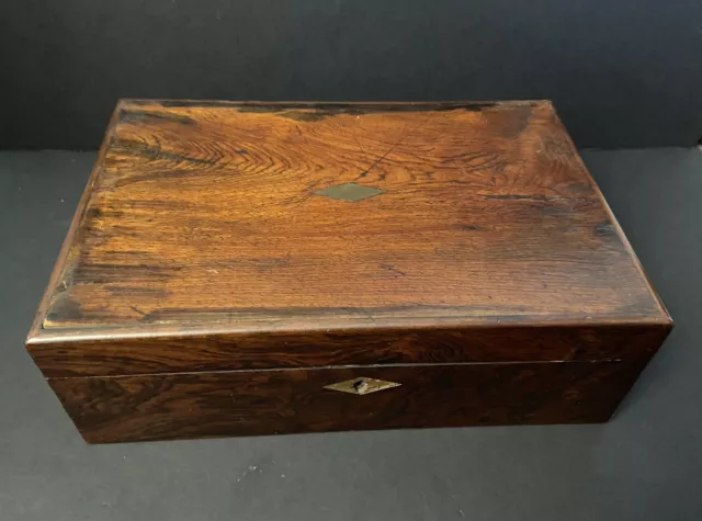 Antique Late 19Th Early 20Th Century Portable Travel Writing Victorian Lap Desk