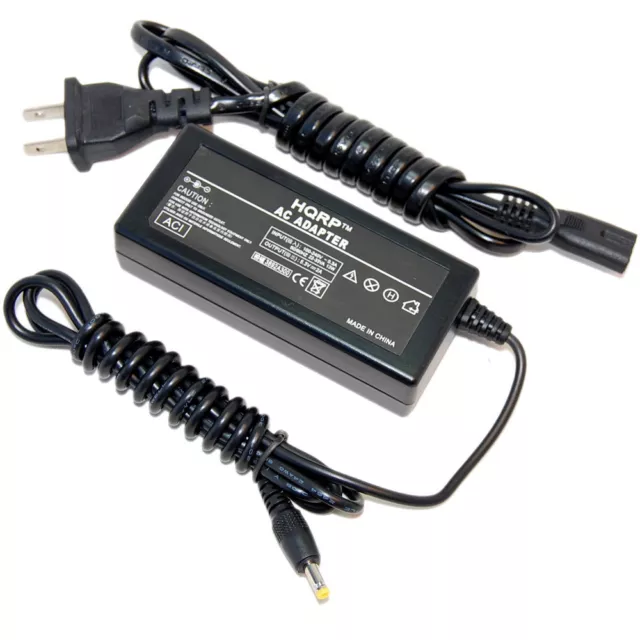 HQRP AC Adapter Charger Power Cord for JVC Everio AC-V11U AC-V10M QAL1323-002