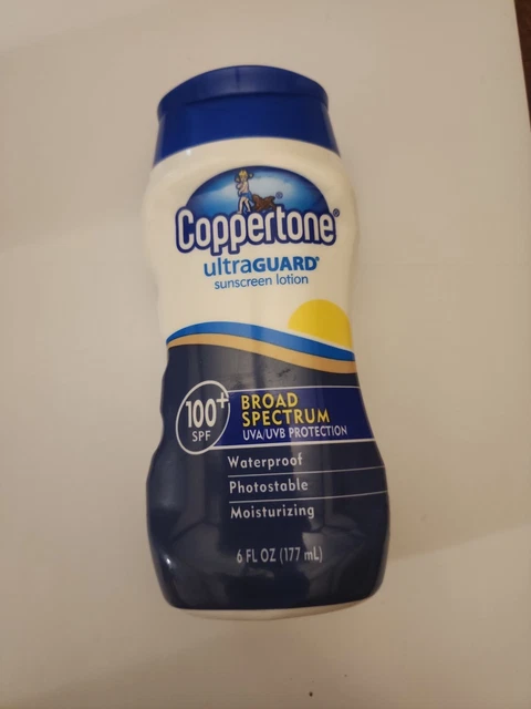 Coppertone Sunscreen Lotion Broad Spectrum SPF 100 *RARE*