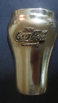 Coca-Cola Cup Brass Paperweight