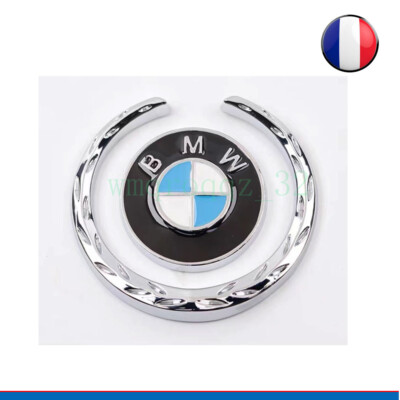 1 Pièces 62mm Argent Logo Insigne Côté Autocollant Insigne Décalcomanie Pour BMW 