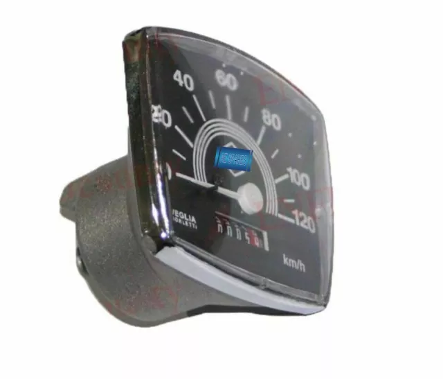 For Vespa Special V50 Black Face Logo Speedometer Speedo 80 Km/H AEs 3