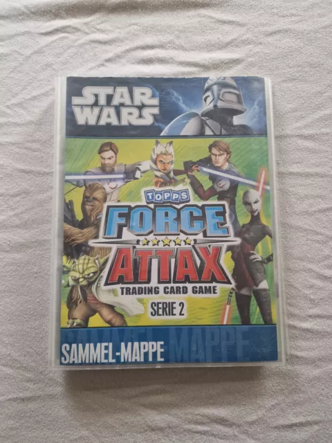 Vollständiges Force Attax Clone Wars Serie 2 Sammelheft #2