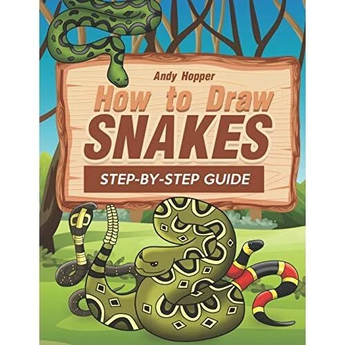 HOW TO DRAW Snakes StepbyStep Guide Best Snake Drawi Paperback NEW