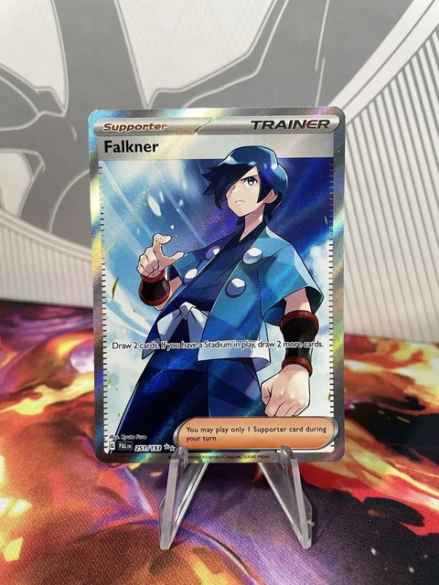 Falkner 251/193 Full Art Illustration Secret Rare (SR) Pokemon Paldea Evolved