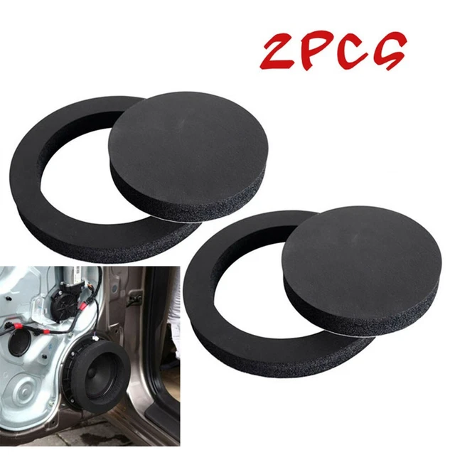 2pcs/Set Auto Insulation Cotton Speaker Ring Bass Heatproof Rubber Foam Parts 2pcs/Set Auto Insulation Cotton Speaker Ring Bass Heatproof Rubber Foam Parts