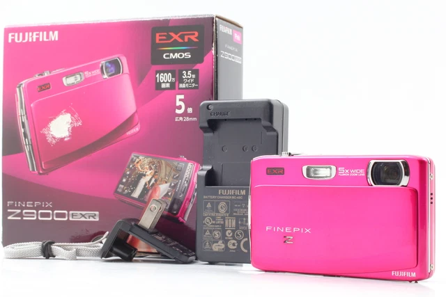 [Top MINT in Box] Fujifilm FinePix Z900EXR Pink 16.0MP Digital Camera From JAPAN