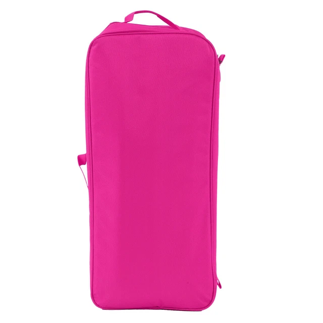 (Rosa) Bolso de muñeca juguete accesorios bolsa de almacenamiento niños tela portátil