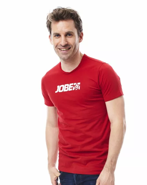 Jobe Promo Tee-Shirt Gr. M Chemise Natation Kitesurf Rouge Surf Wakeboard N7 G19