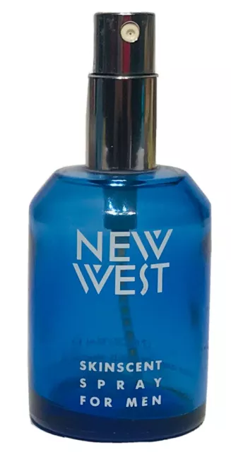 Vintage New West SkinScent Spray For Men 1.7 fl. oz./50 ml EMPTY Bottle