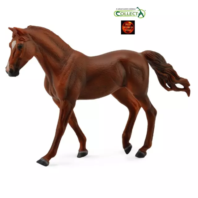 Missouri Fox Trotter Chesnut Mare Horse Toy Model Figure by CollectA 88663 New