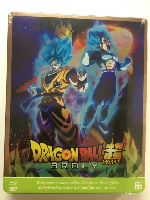 SteelBook Dragon Ball Super -Broly- Blu-Ray + DVD-Édition boîtier SteelBook Neuf