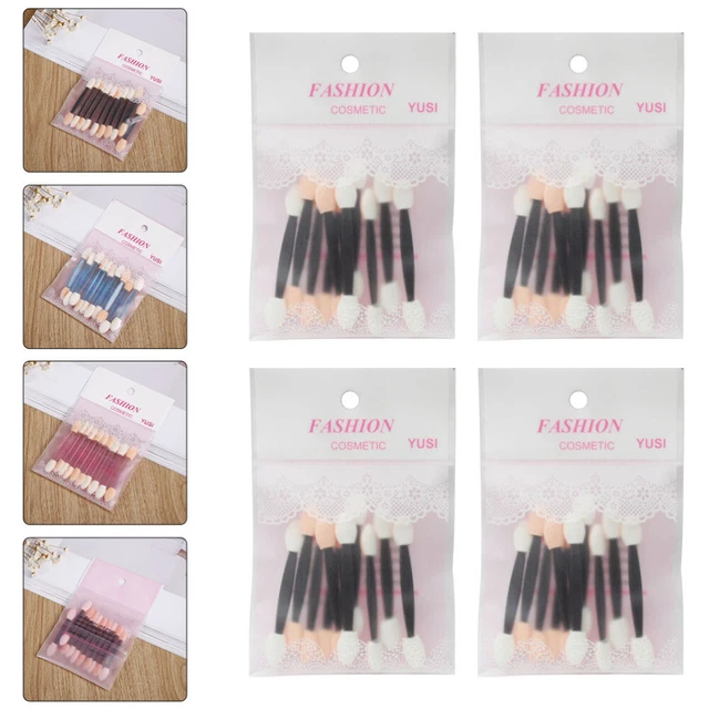 40 Pcs Lidschattenpinsel Schwamm Schwammstock Lipgloss-Set Bilden