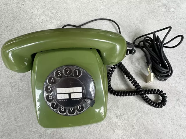 Vintage Telefon Siemens POST FeTAp 611-2a BP SIEMENS a m. Wählscheibe