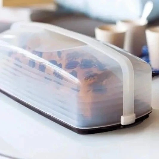 Tupperware Vassoio Vip Rettangolare - Porta Torte, Plum Cake