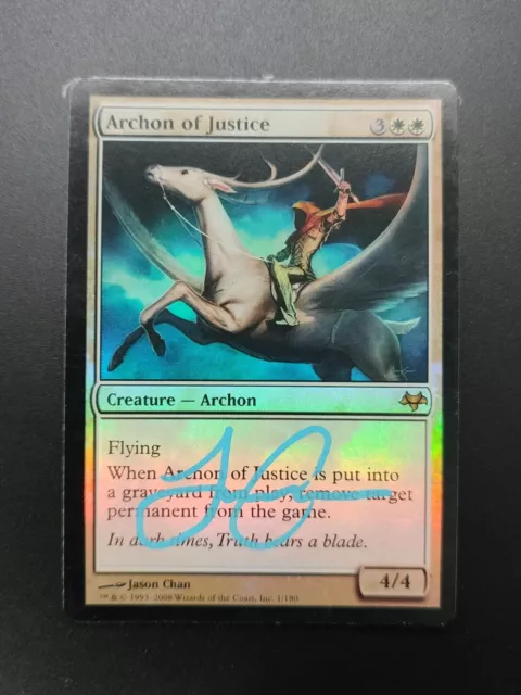 Magic The Gathering: ARCHON OF JUSTICE FOIL (ENG) MTG CARD NM