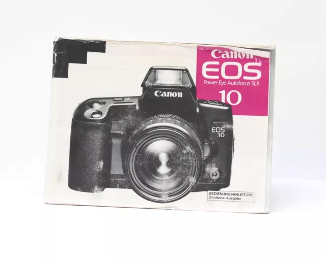 Canon EOS 10 Originale Bedienungsanleitung /Gebrauchsanleitung  Deutsch N.B.239