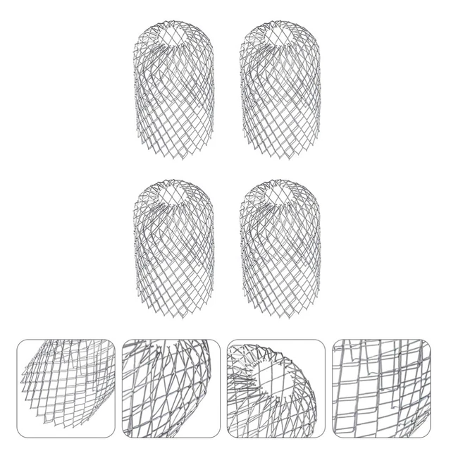 4 pz strumenti di pulizia grondaia schermo filtro lega di alluminio da terra