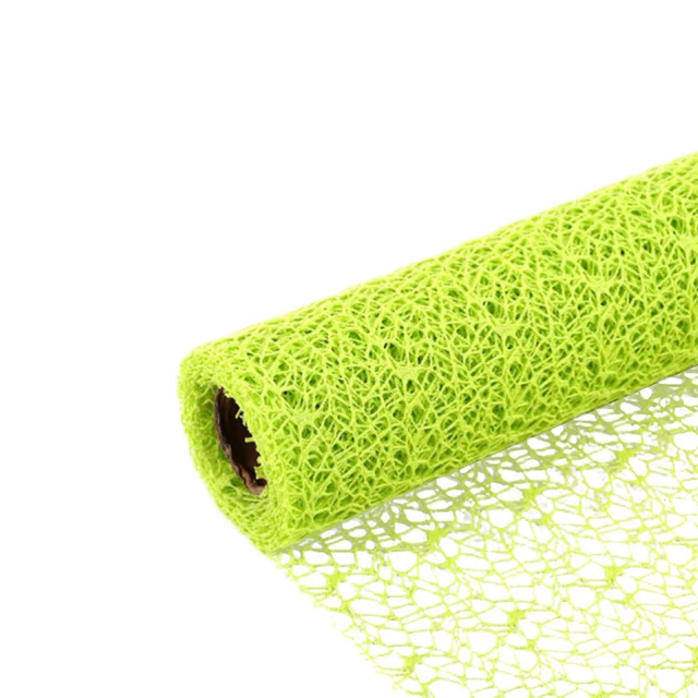 Mesh Ribbon Rolls Flower Packaging Material Wide Ribbon Mesh Ribbon Wreath