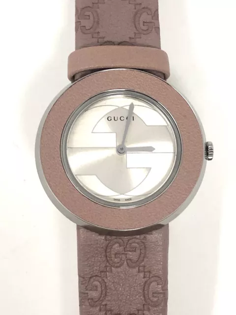 Gucci U-Play Women’s Swiss Quartz Leather Watch BLUSH