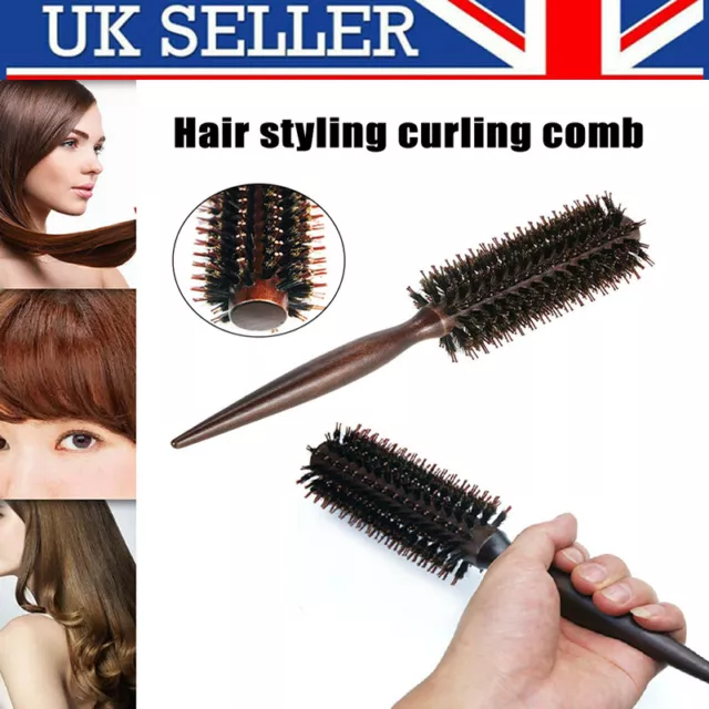 Antistatic Roller Comb Salon Round Hair Brush For Womens Mens Hair Styling Tool