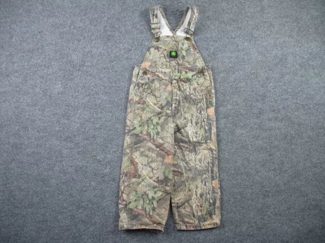 John Deere Overalls Kids 5 Camouflage Bibs Suspender Work Casual Youth