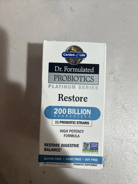 Garden of Life Dr. Formulated Probiotics Platinum Series - 28 Capsules Exp 10/23 Garden of Life Dr. Formulated Probiotics Platinum Series - 28 Capsules Exp 10/23