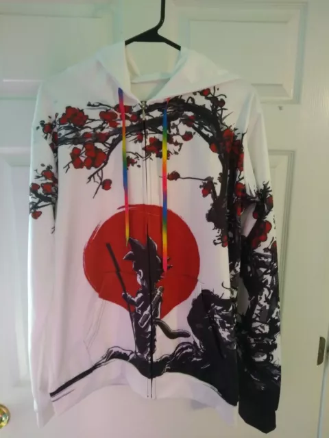 Womens/Mens 3D Print Baby Goku Cherry Blossom Print Casual Sweatshirt Hoodie L