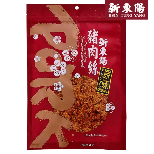 Hsin Tung Yang Dried Shredded Pork Original Flavor  230g [新東陽豬肉絲]*