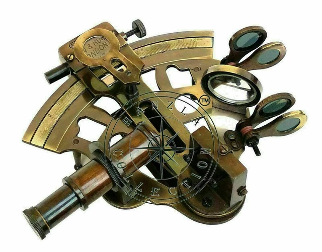 Maritime Marine Sextant antikes Messing Sammlerstück Vintage nautisches...