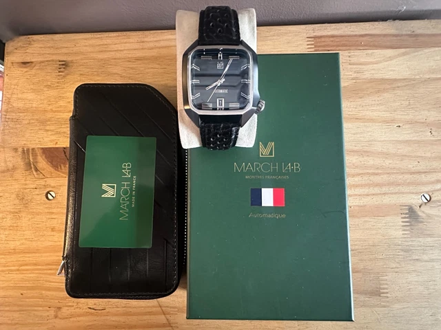 Montre Automatique Suisse RSW La Neuveville - Cadran Bleu, Boîtier Acier 42 Mm - Série Limitée