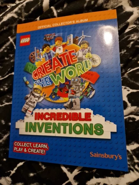 LEGO Create The World Incredible Inventions Album 2018 Complete Collection