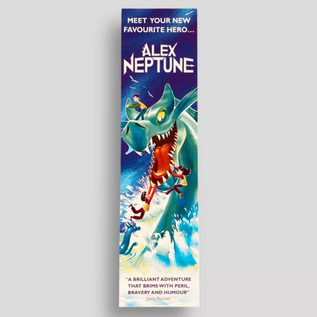 Alex Neptune David Owen Usborne Collectible Promotional Bookmark -not the book
