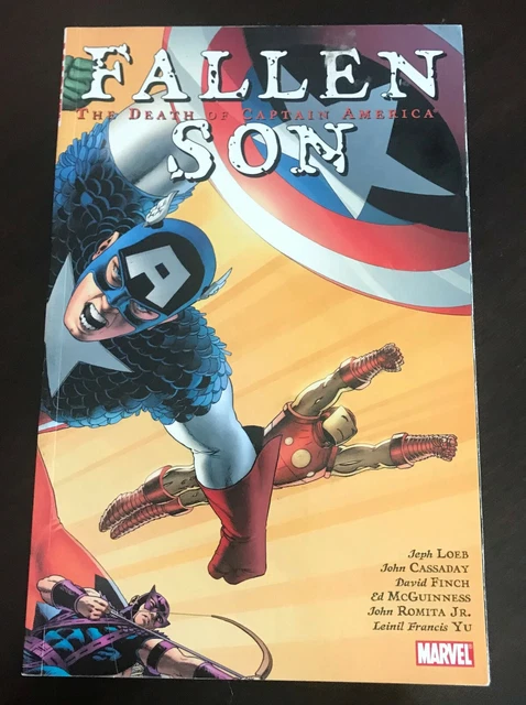 Marvel Comics  Fallen Son The Death Of Captain America   Soft Cover Comic Book