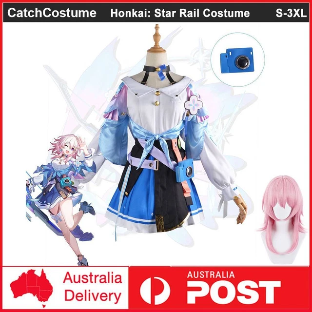 Honkai Star Rail March 7th Cosplay Costume with Wig & Accessories