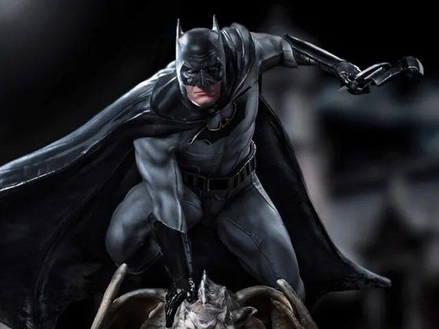 NEU RARE I Iron Studios Batman ARKHAM ASYLUM BDS Art DC Statue Figur nur 250 St 3