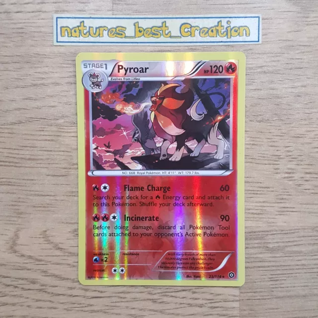 Mavin  Pyroar Holo 12/119 Pokemon Phantom Forces PSA 9 MINT!!!