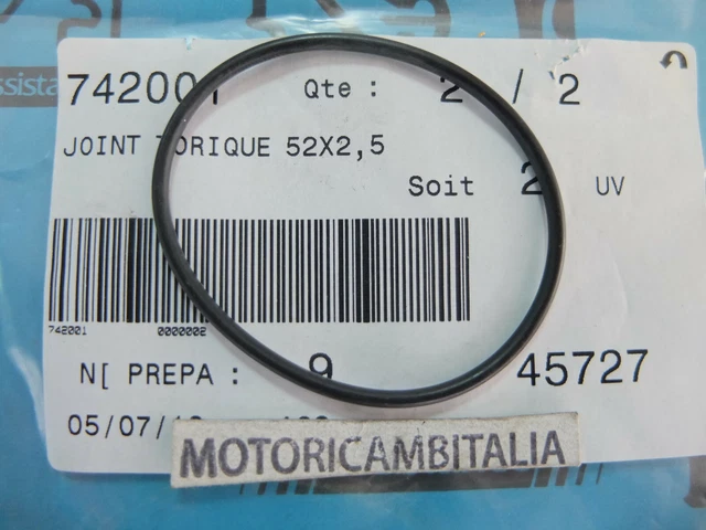 PER Peugeot 125 filtro olio o-ring filter joint torique Elyseo jetforce 52 x 2,5