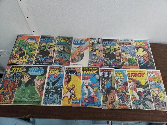 17 Vintange DC The Tales Of The Teen Titans The New Teen Titans 1980s Comics Lot