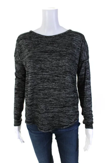 Rag & Bone Jean Womens Striped Pullover Sweater Black Size Extra Small