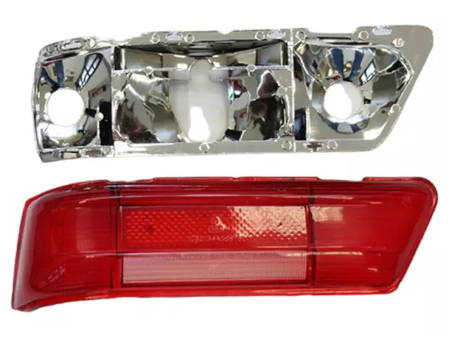 Rotes Rücklicht Glas mit Reflektor für frühe Mercedes W111 W113 Pagode - Links