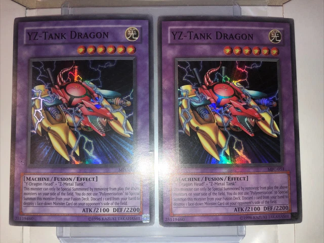 X2 YuGiOh! TCG YZ-Tank Dragon Magicians Force MFC-054 Unlimited Super Rare LP/MP