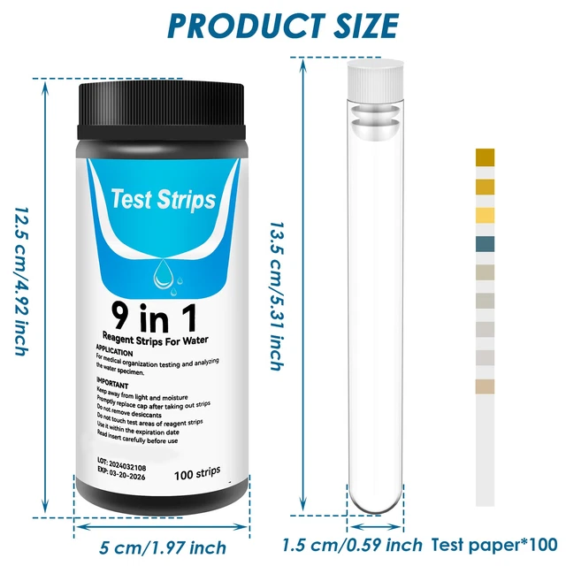 8-in-1 Aquarium Water Test Kit 8-in-1 Aquarium Water Test Kit
