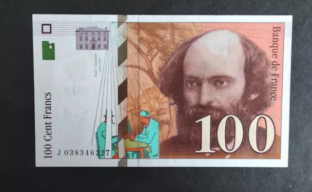 Billet de 100 Francs Cézanne de 1997 neuf