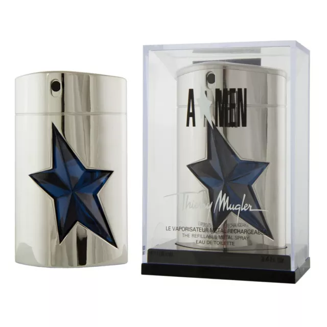 Angel A Men by Thierry Mugler 3.4 oz / 100 ml Eau De Toilette spray rechargeable