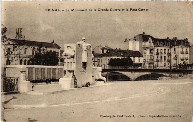 EPINAL CPA The Monument of the Great War and the Carnot Bridge. (398361)