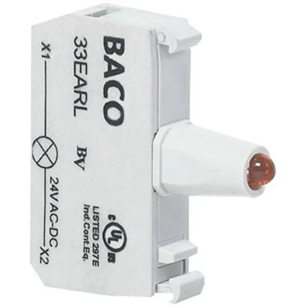 Baco ba33earh elemento led rosso 230 v/ac 1 pz