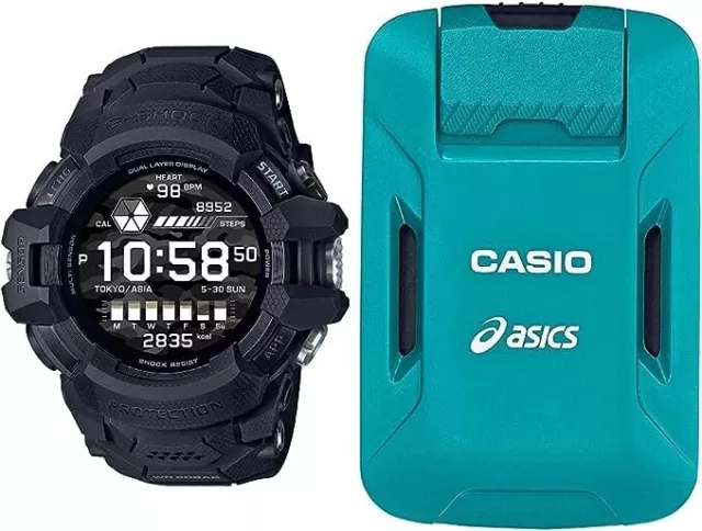 Casio G-SHOCK G-SQUAD PRO GSW-H1000-1AJR (sensore di movimento analisi forma funzionante)